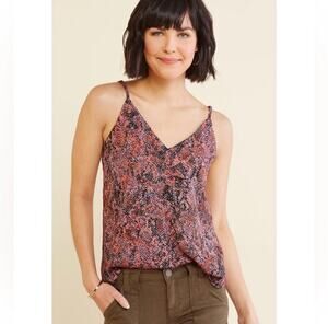 Peyton Jensen Evereve Gisella Snake Cami Medium NWT